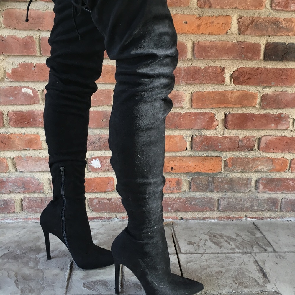 High Black Boots
